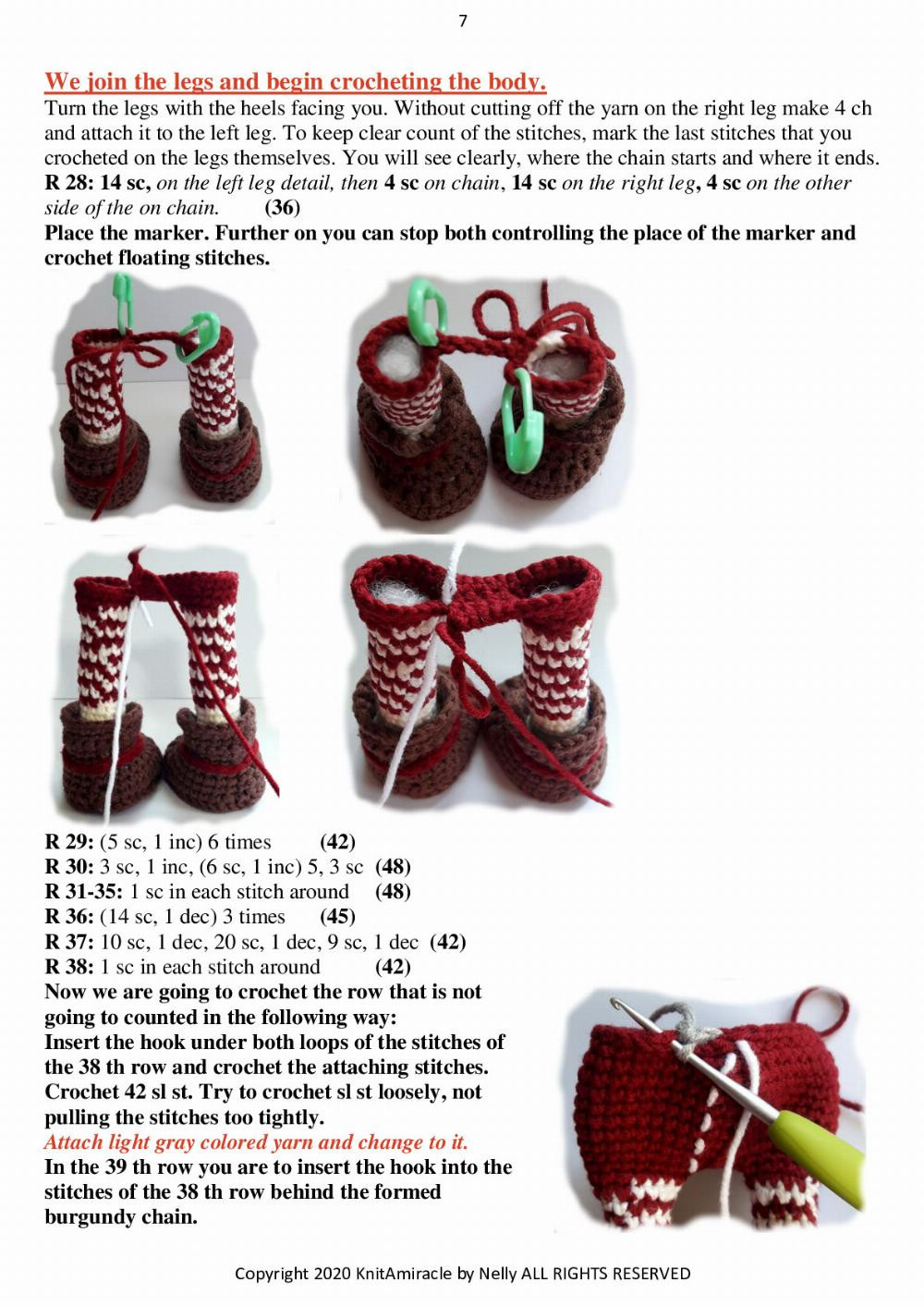 Knit a Miracle by Nelly presents Mr. & Mrs. Santa and Their Family Christmas Tree