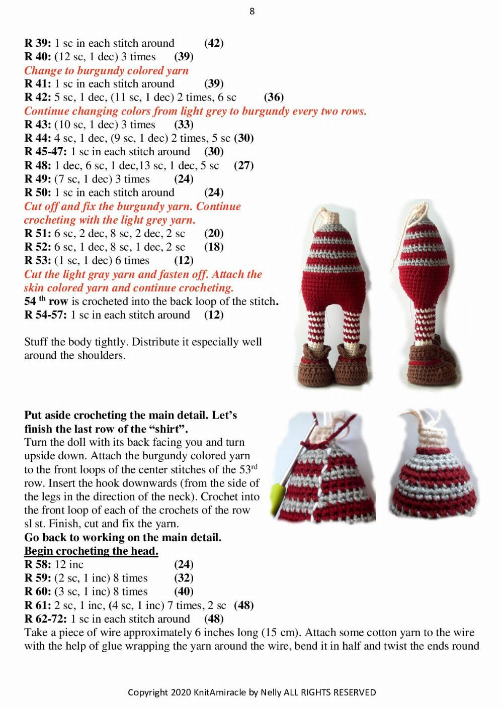 Knit a Miracle by Nelly presents Mr. & Mrs. Santa and Their Family Christmas Tree