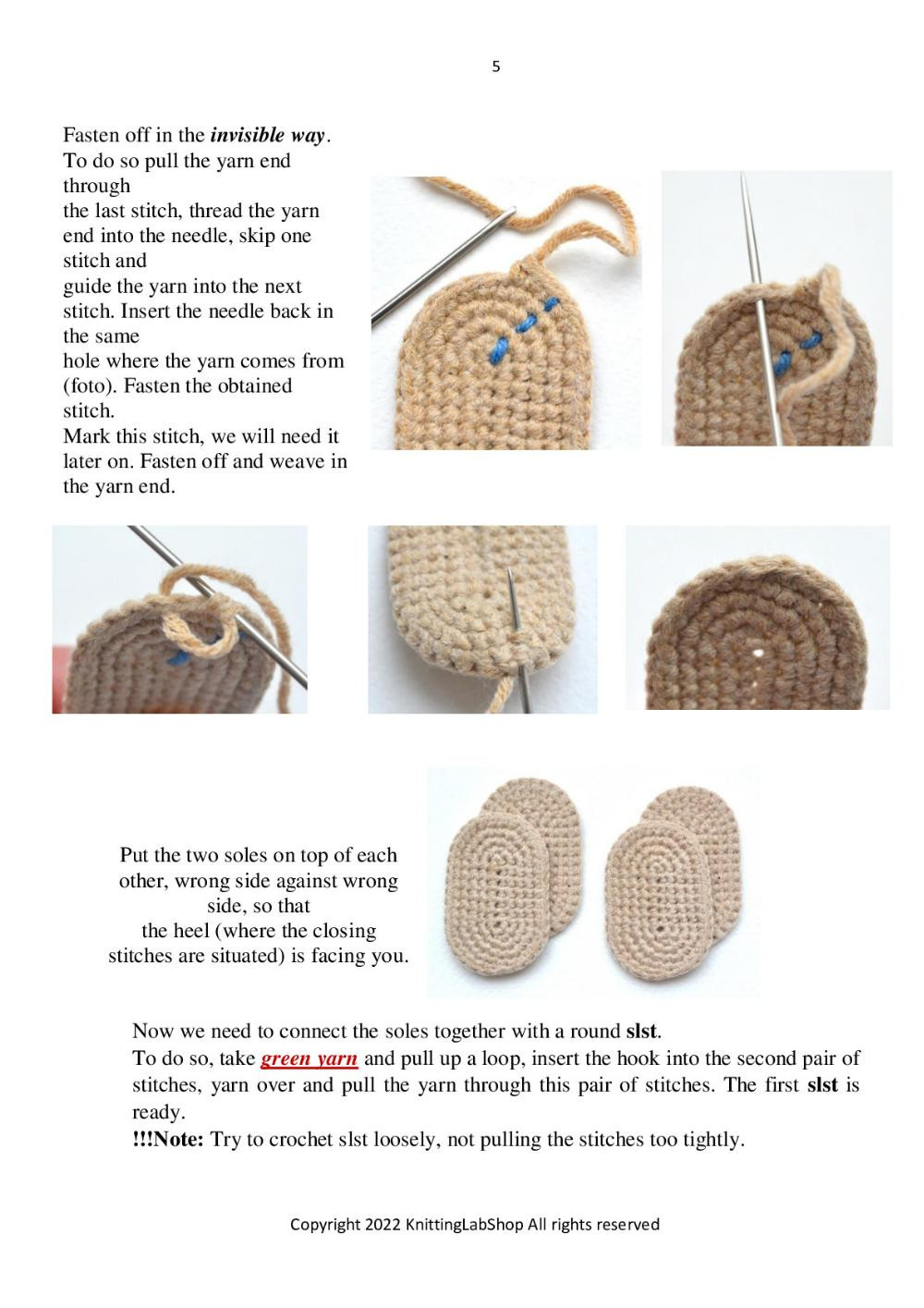 KNITTING LAB PRESENTS DOLL AGNESHKA crochet pattern