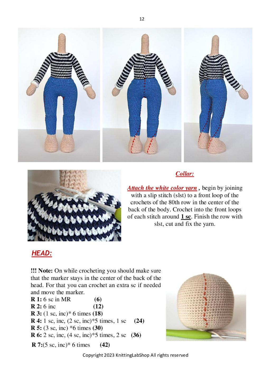 KNITTING LAB PRESENTS DOLL KIRA