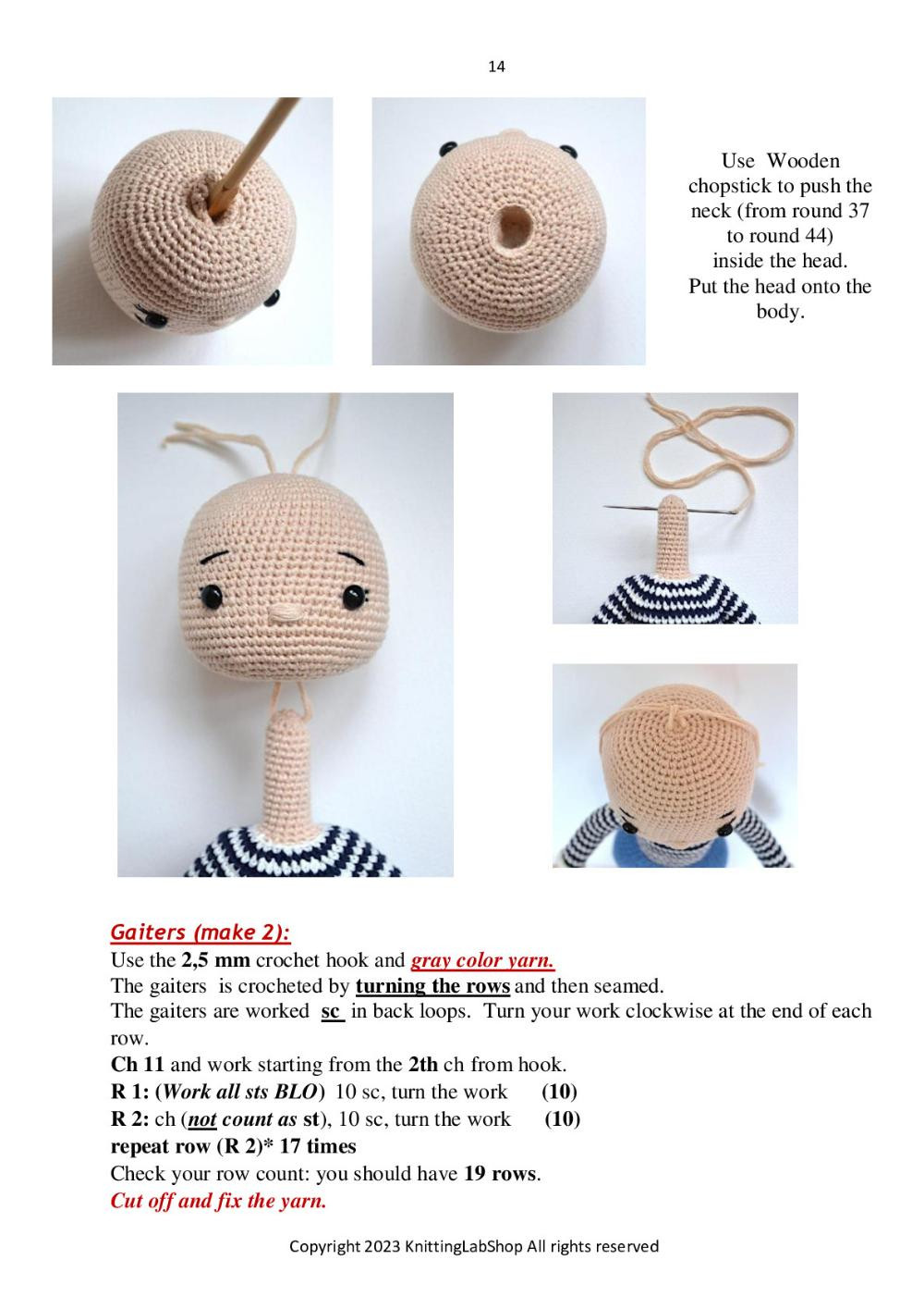 KNITTING LAB PRESENTS DOLL KIRA