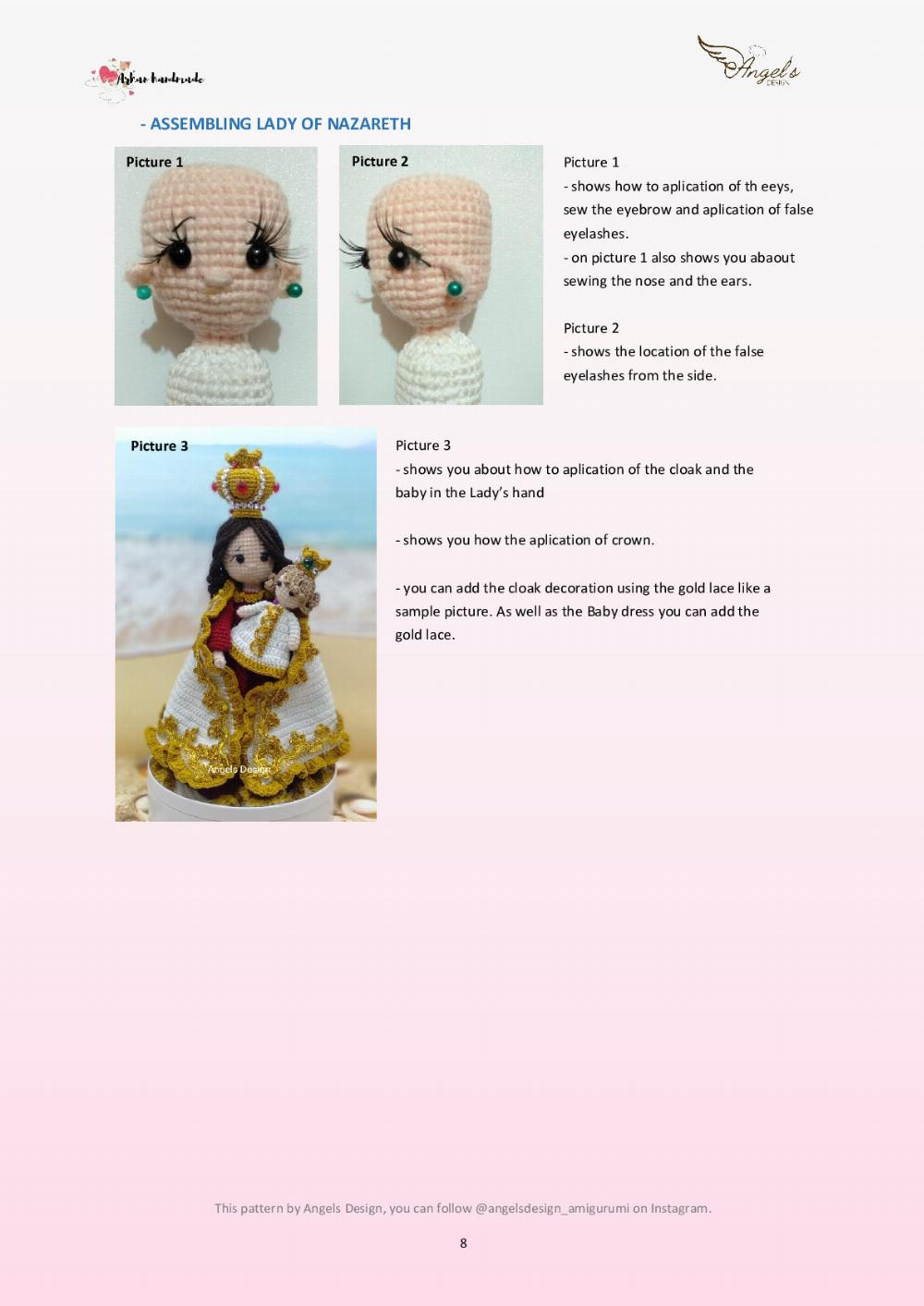 “ LADY OF NAZARETH “ CROCHET PATTERN