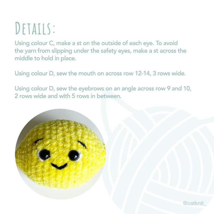 lemon crochet pattern