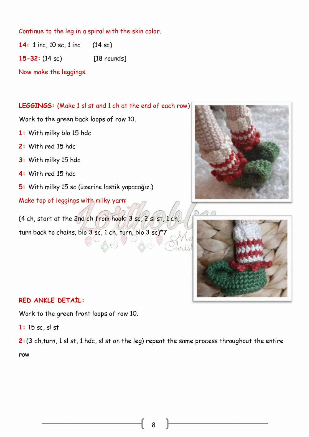 Lenora doll crochet pattern