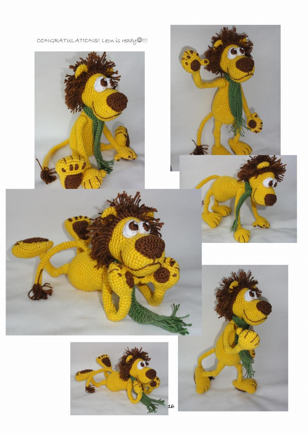 Leon the Lion crochet pattern