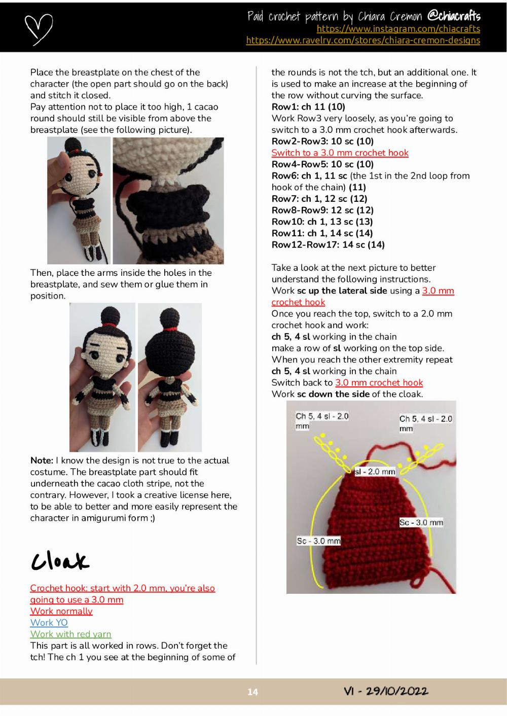 Lì Shang Crochet Pattern