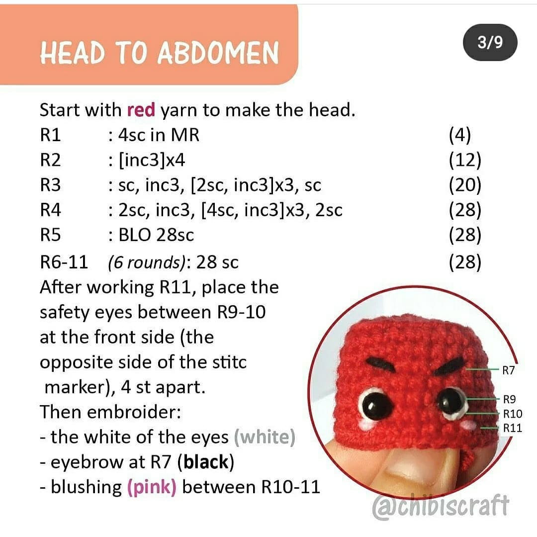 little ant free amigurumi pattern now sewing at all