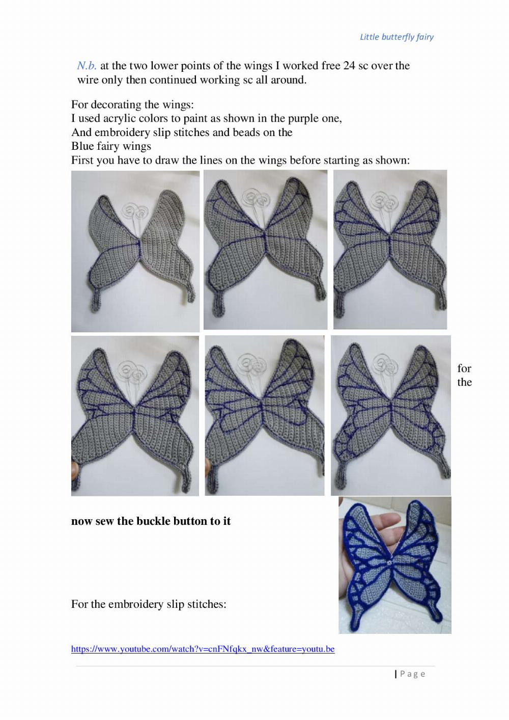 LITTLE BUTTERFLY FAIRY crochet pattern