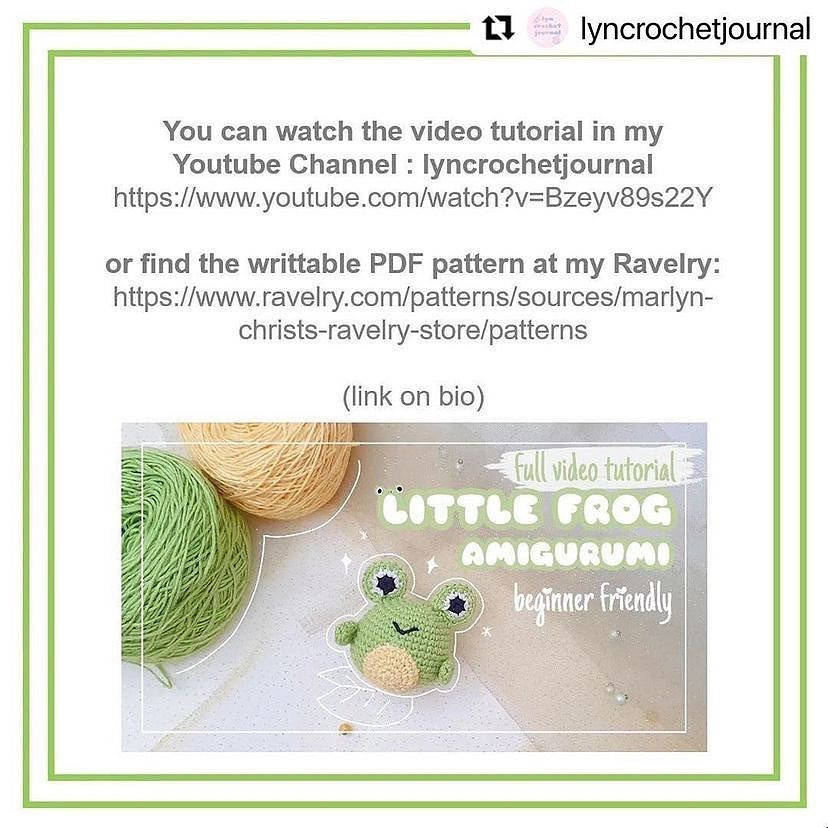 little frog free pattern