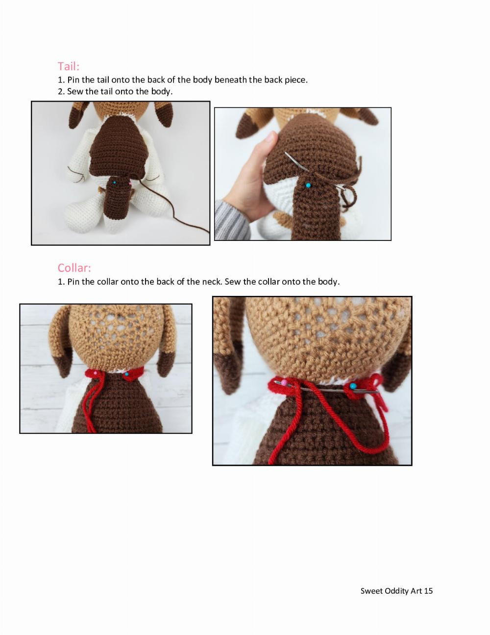 Lola the Saint Bernard Crochet Pattern