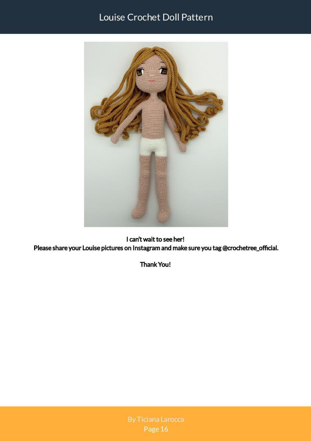 Louise Crochet Doll Pattern