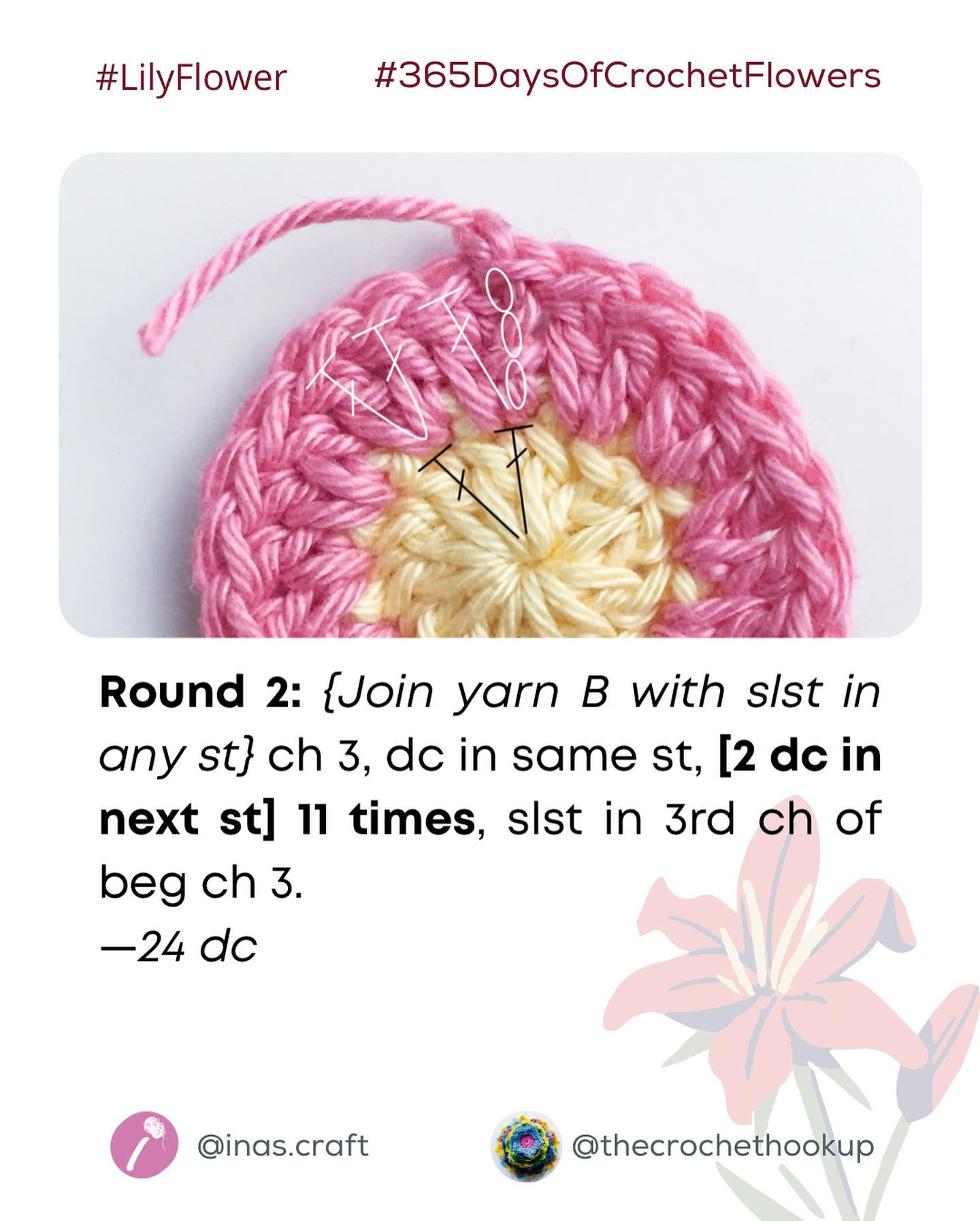 lyly flower crochet pattern