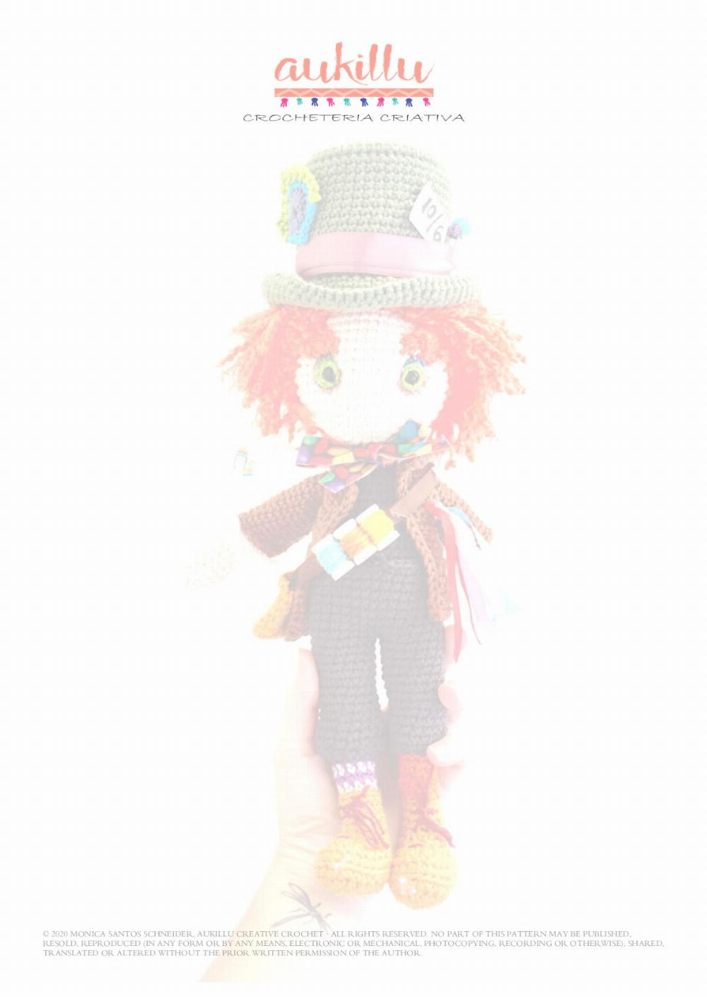 MAD HATTER crochet pattern