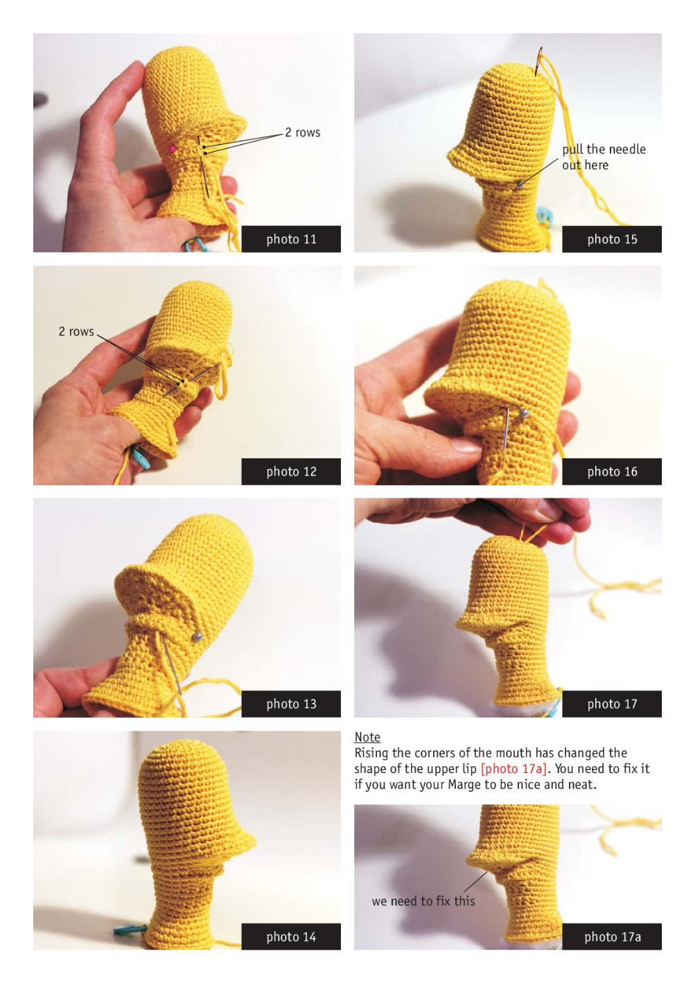 Marge Simpson crochet pattern