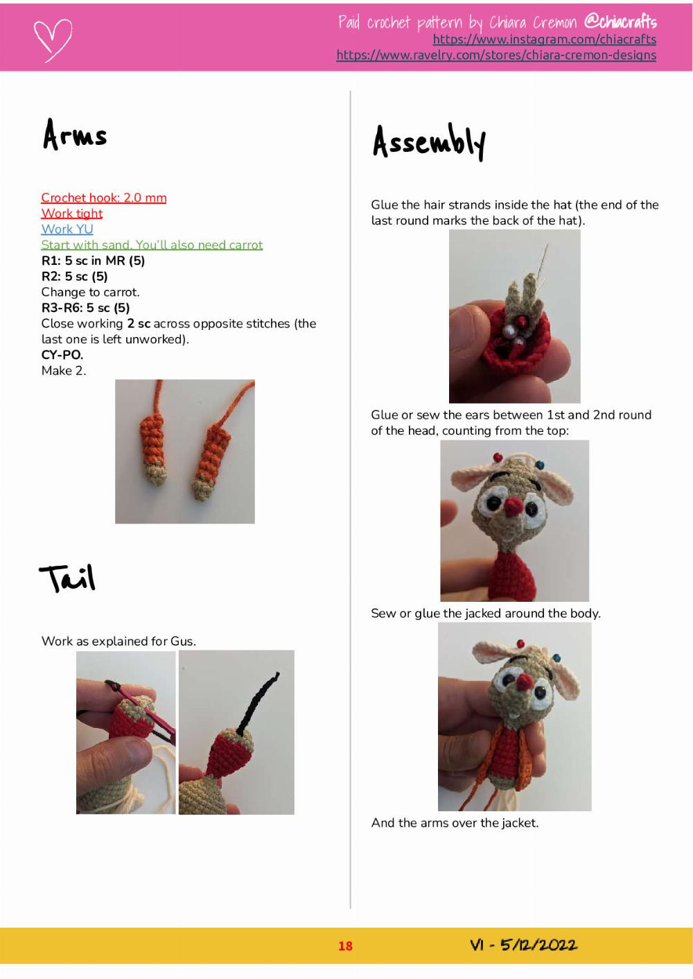 Mice Crochet Pattern