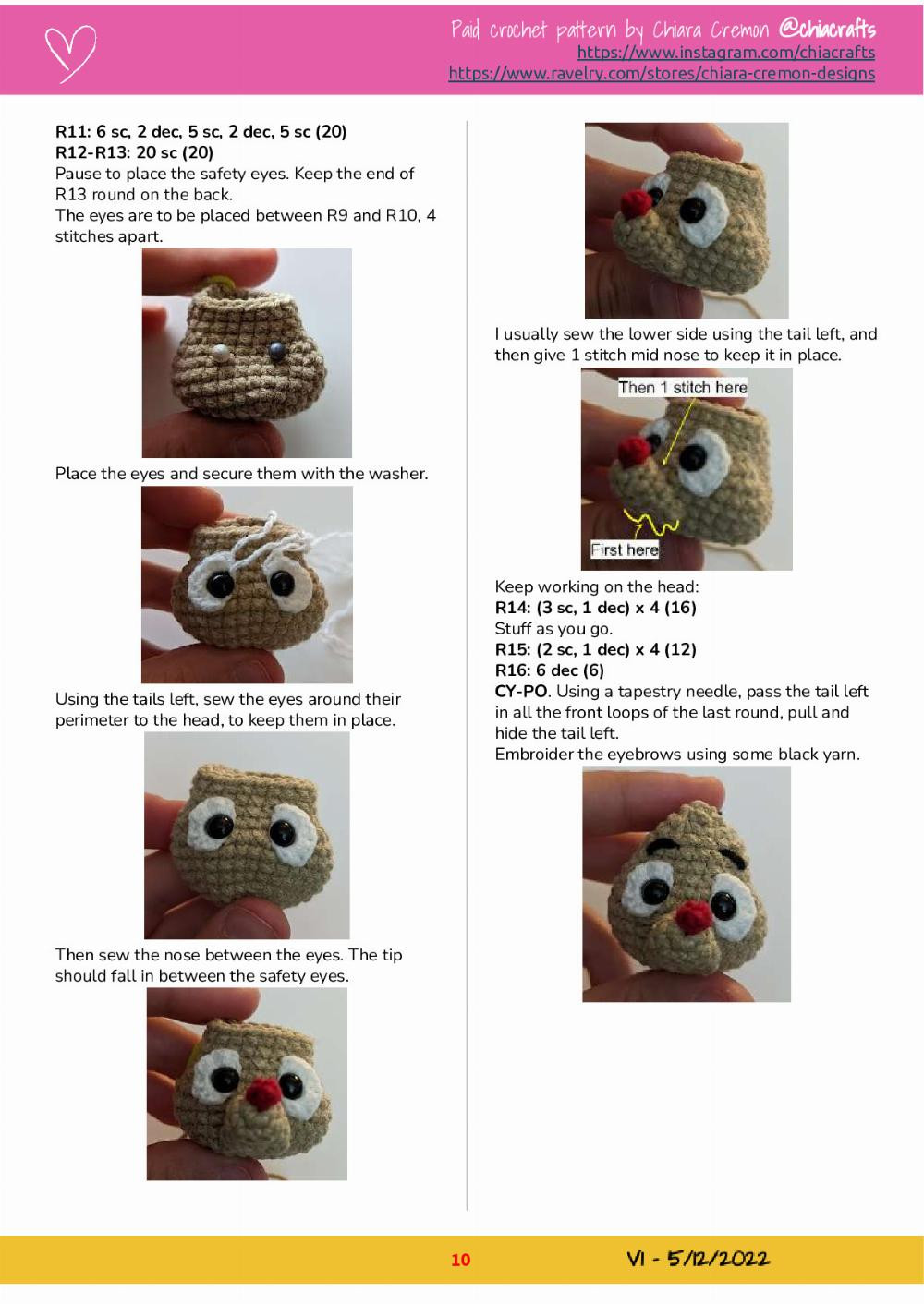 Mice Crochet Pattern