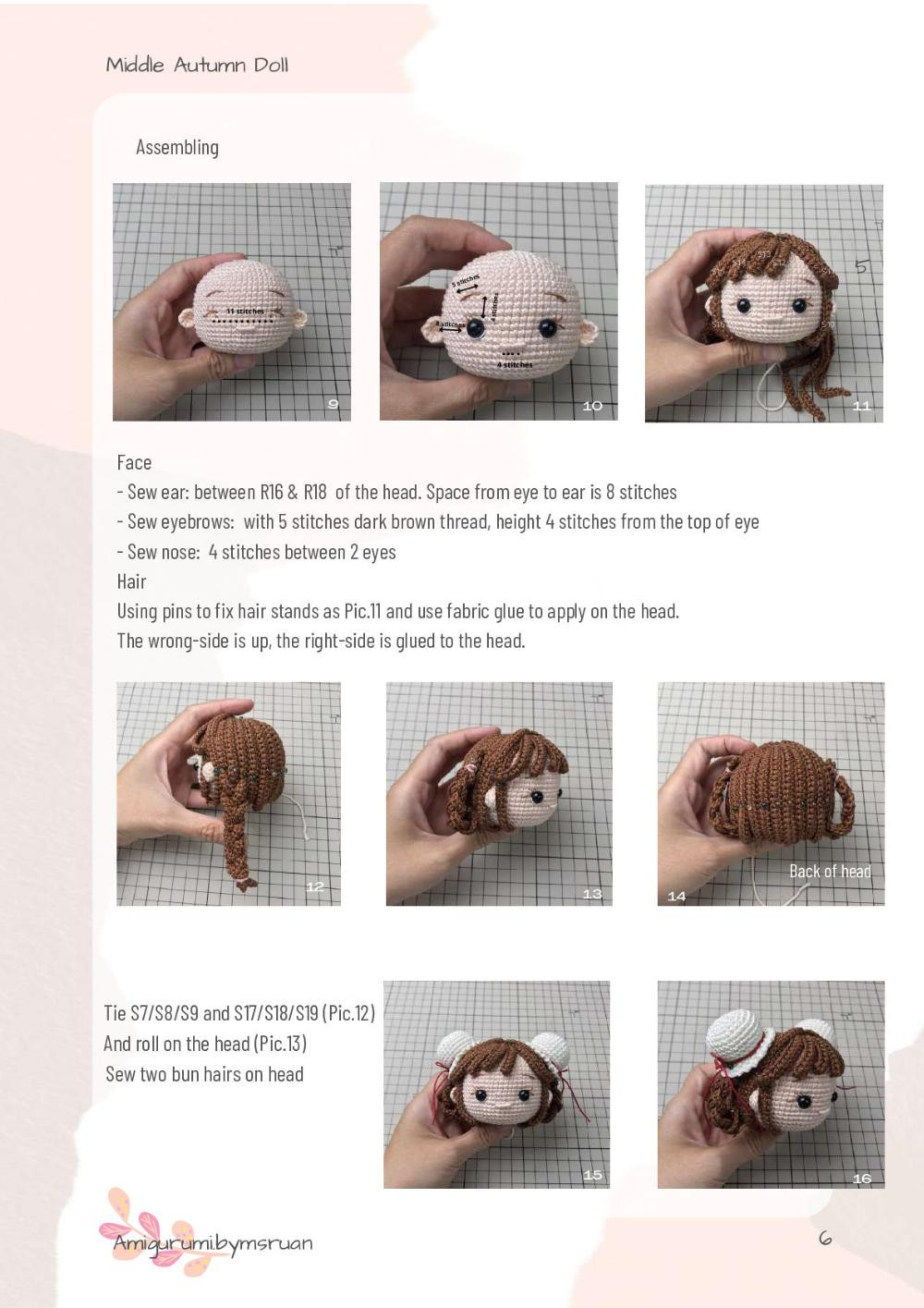 Middle Autumn Doll Amigurumi crochet pattern