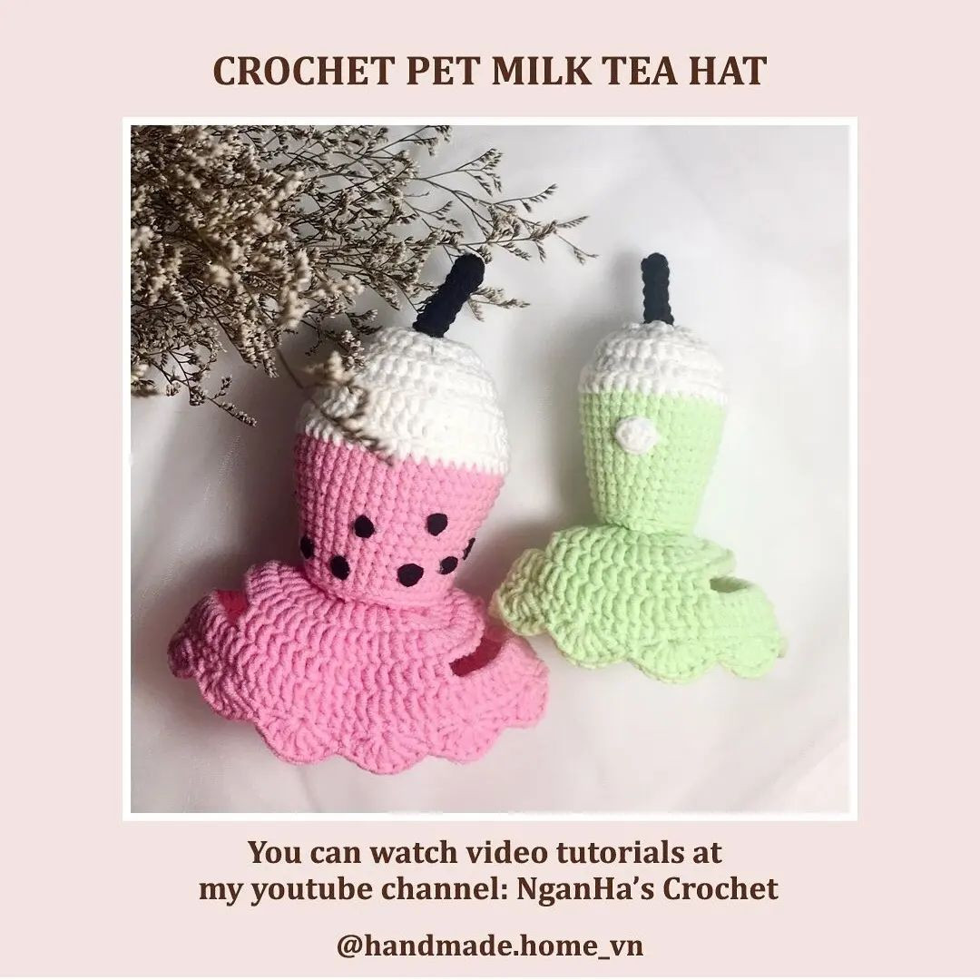 milk tea amigurumi crochet pattern