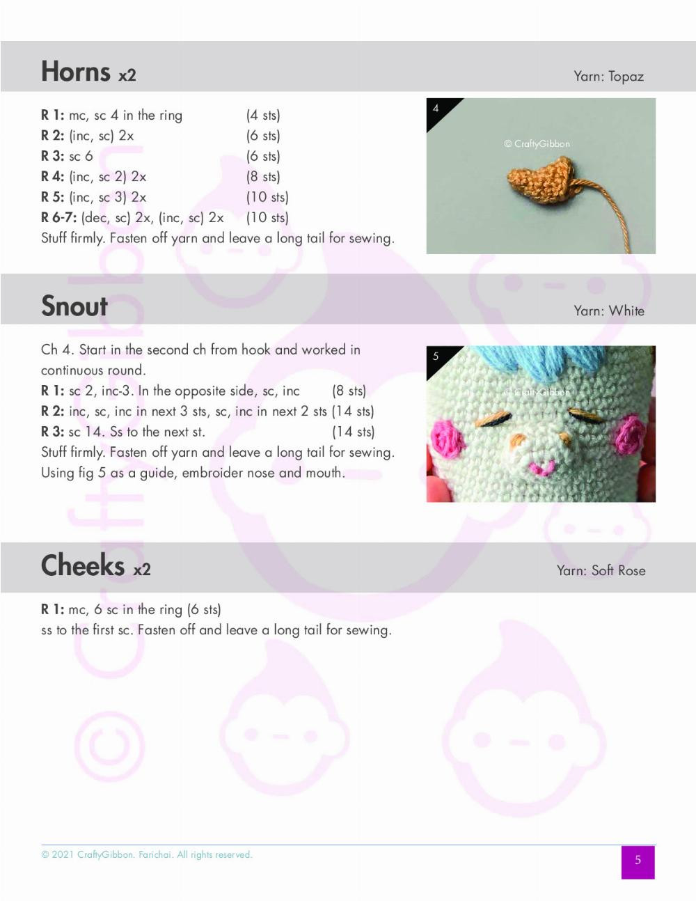 MILKYBABE crochet pattern