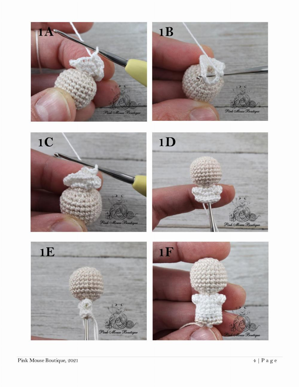 Miniature Angel crochet pattern