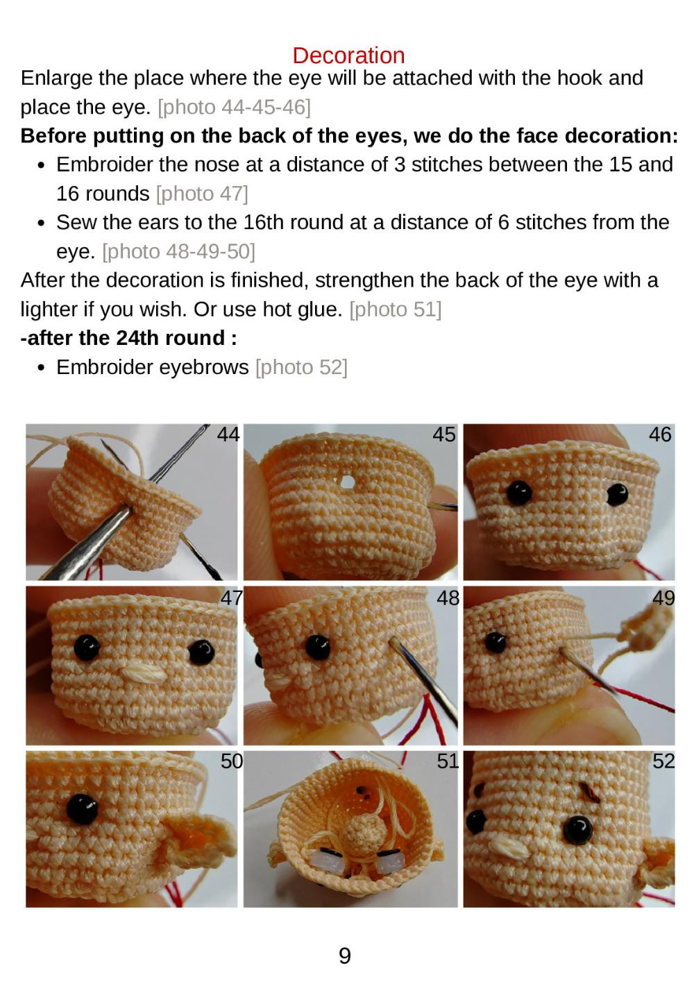 MİNİATURE ELF crochet pattern