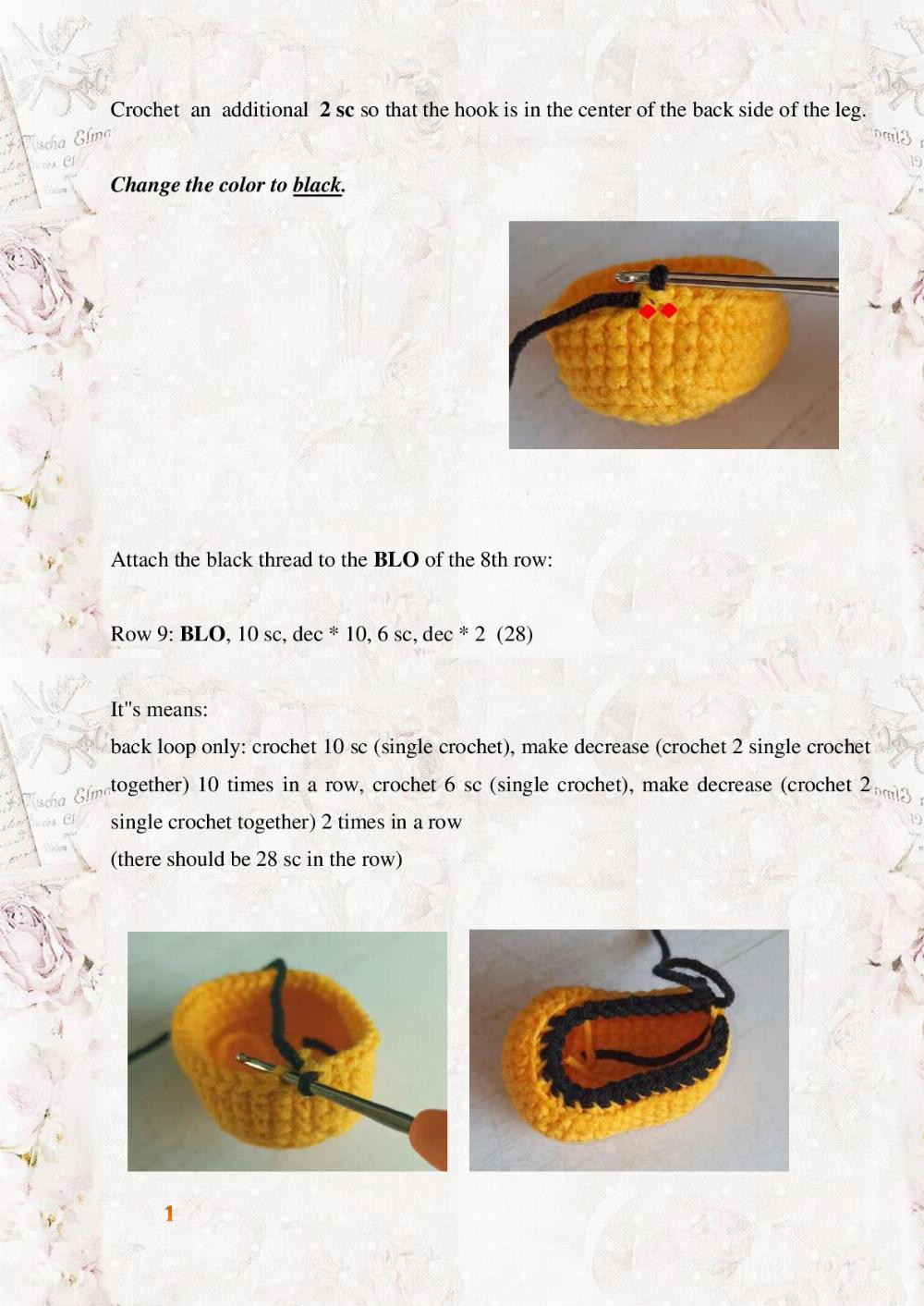 minnie mouse crochet pattern