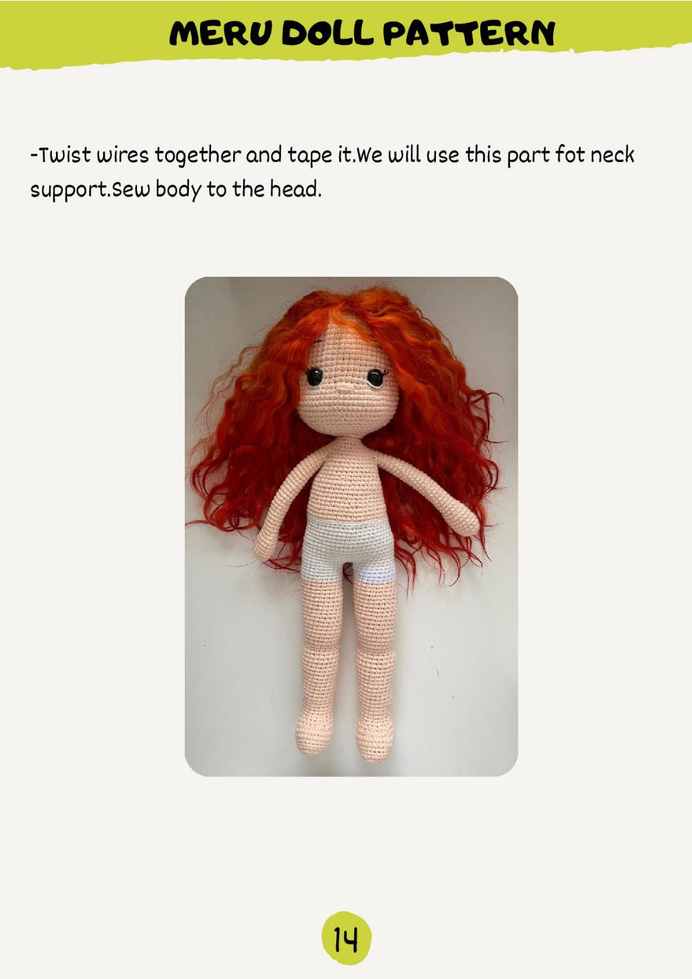 MISHA DOLL CROCHET  PATTERN