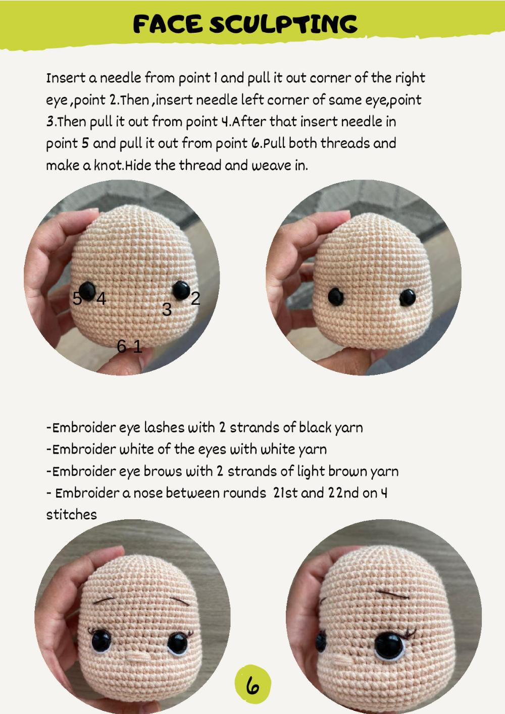 MISHA DOLL CROCHET  PATTERN