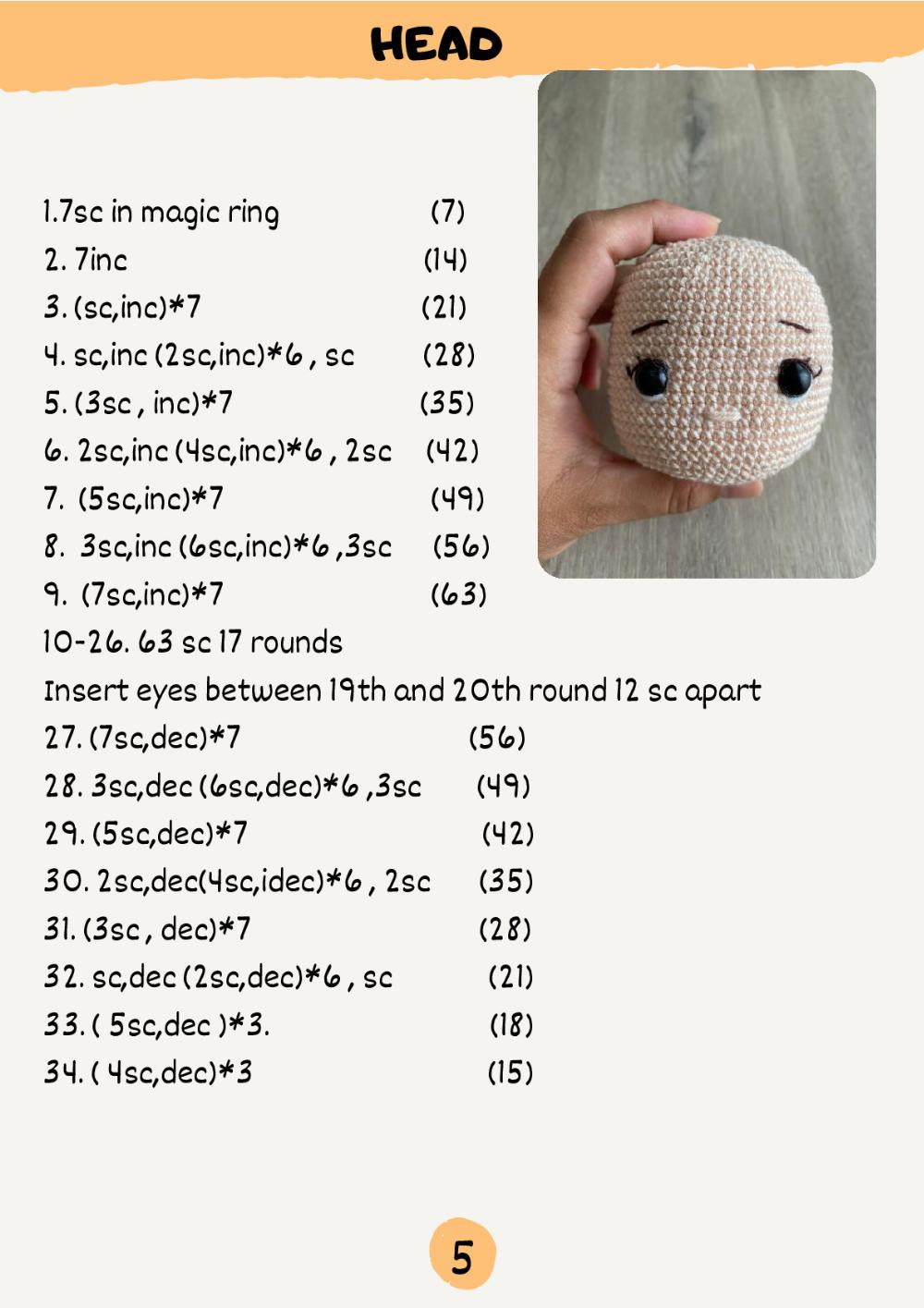 MOMO DOLL crochet PATTERN