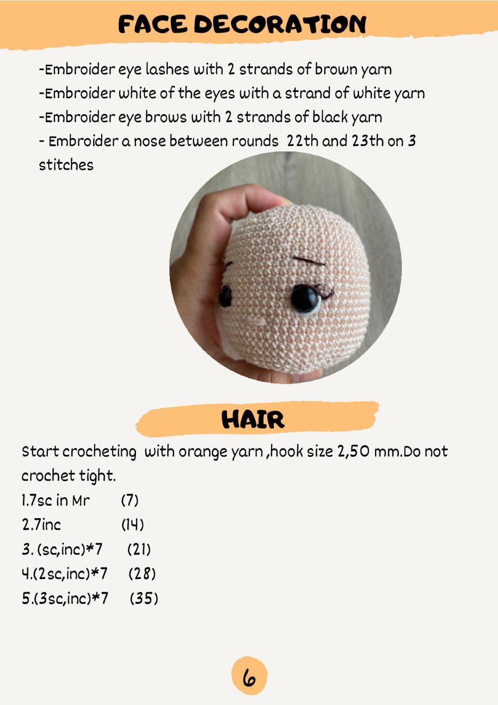 MOMO DOLL crochet PATTERN