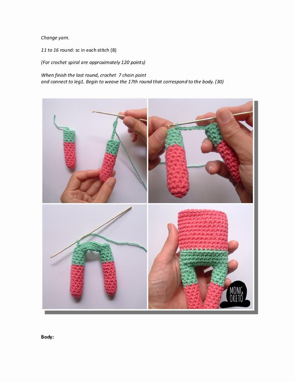 mong oreto crochet pattern