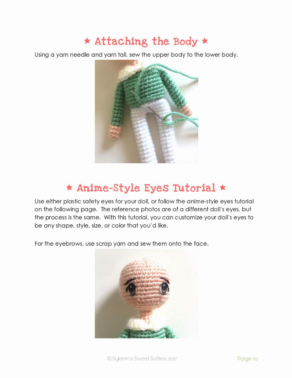 Mori Girl Doll Amigurumi & Crochet Pattern Sylemn’s Sweet Softies