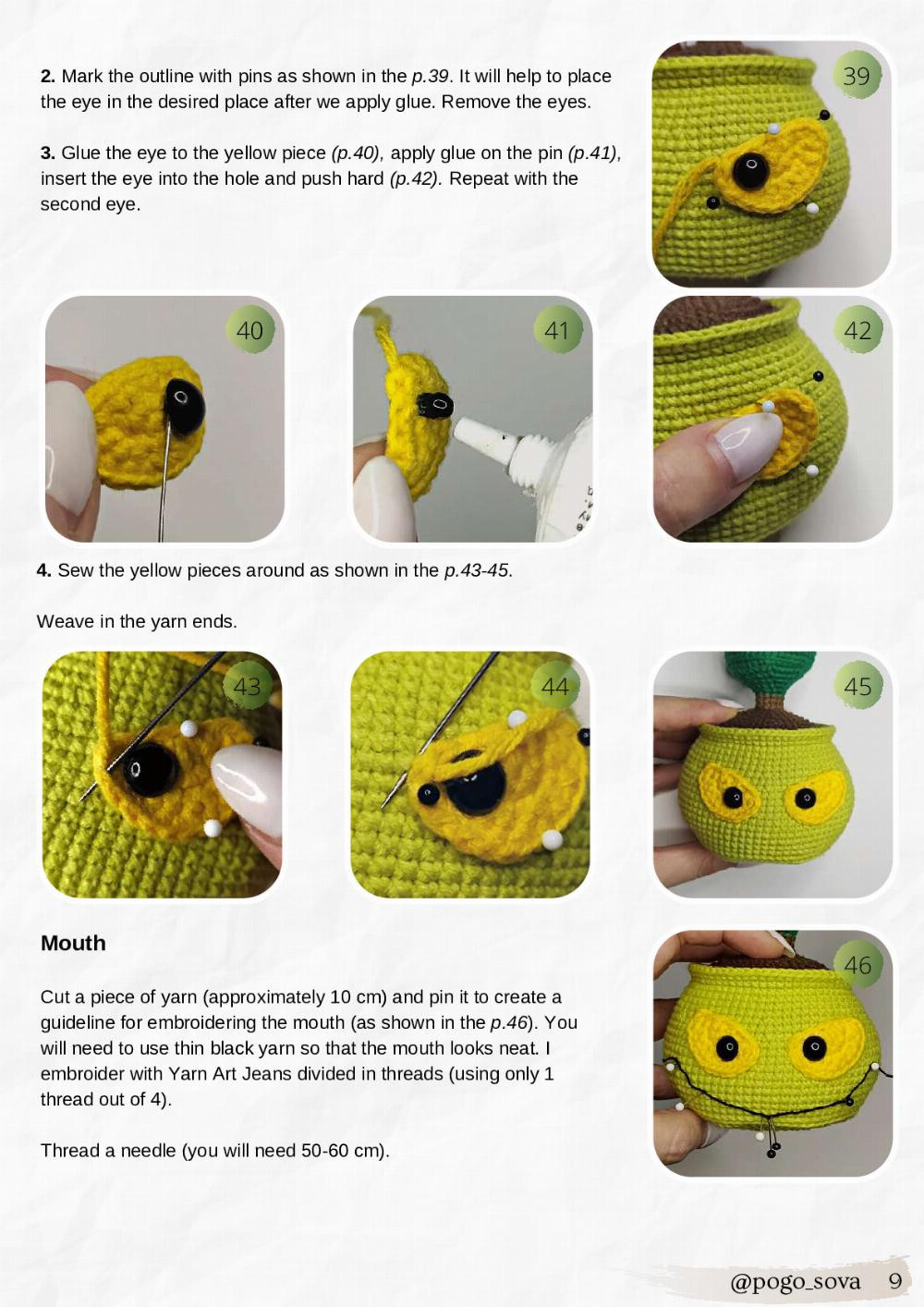 Mr. Grinch PDF crochet pattern