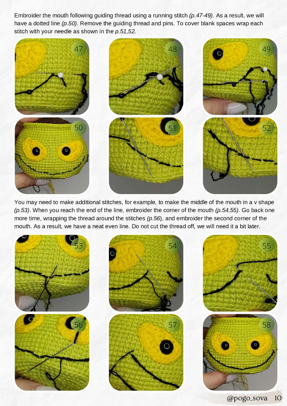 Mr. Grinch PDF crochet pattern