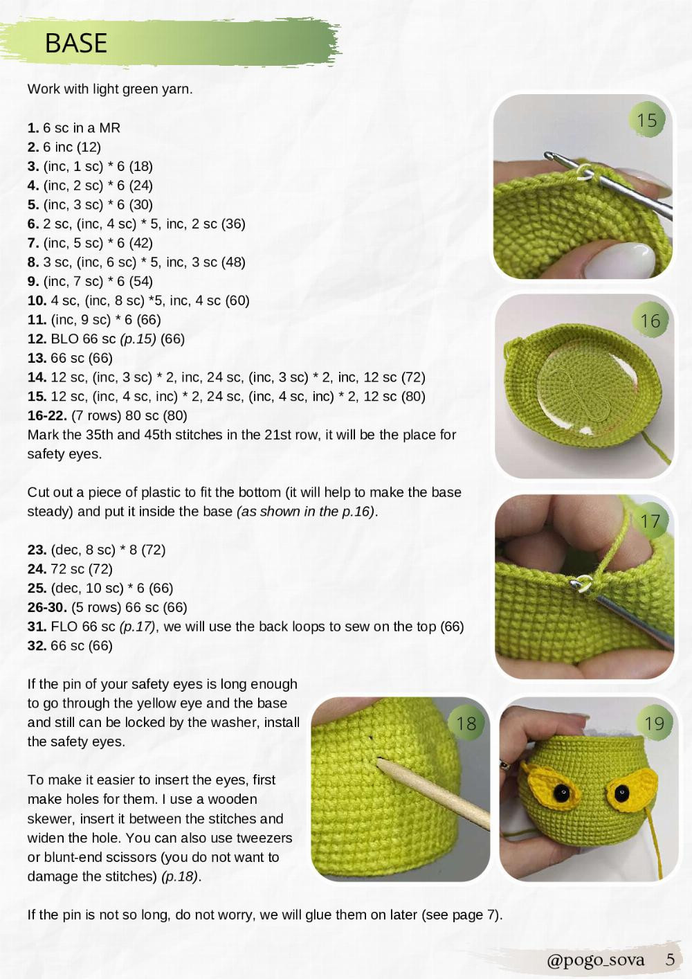 Mr. Grinch PDF crochet pattern