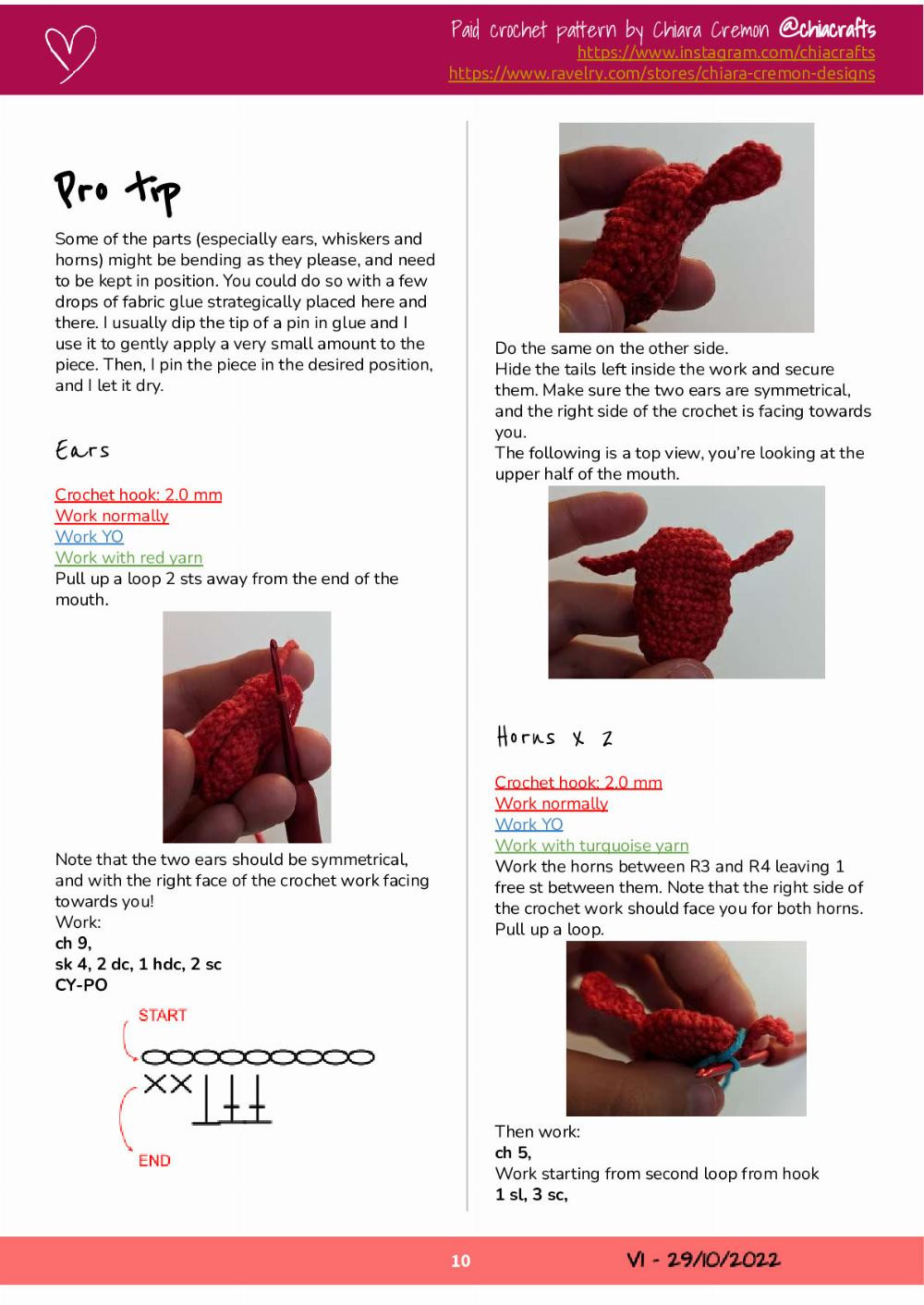 mushu crochet pattern