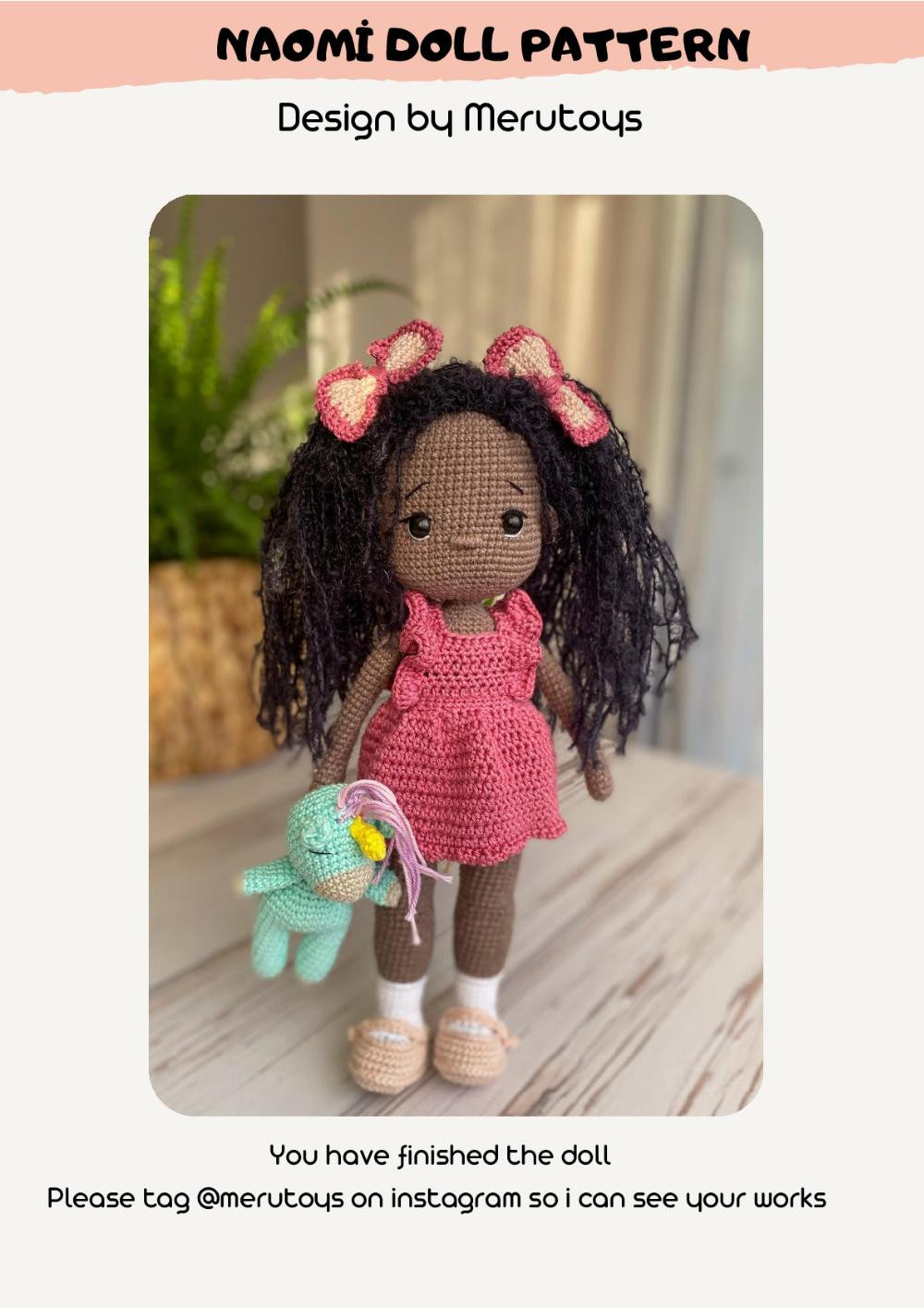 NAOMİ DOLL crochet  PATTERN