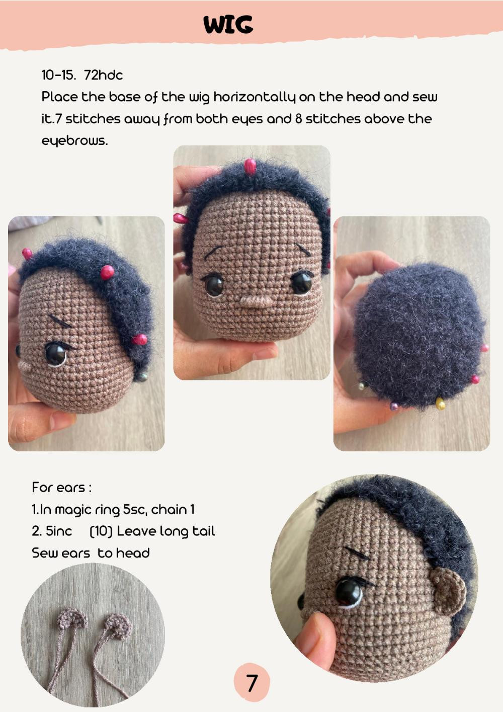 NAOMİ DOLL crochet  PATTERN