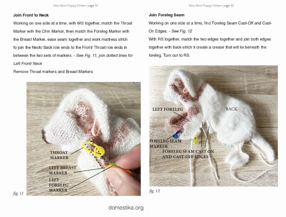 new born puppy pattern