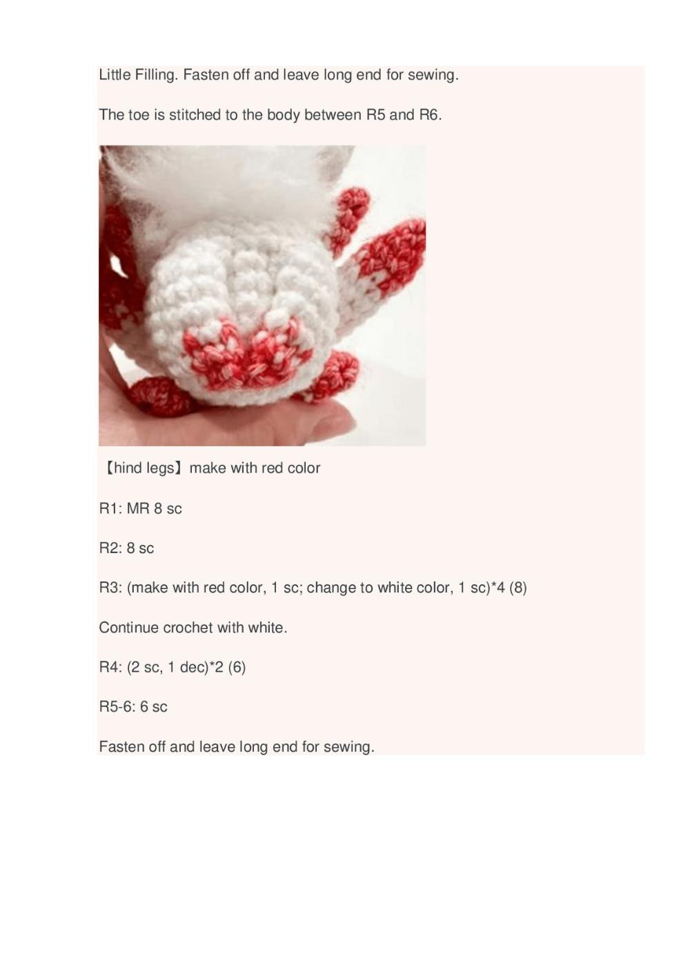 Nine-tailed Fox Crochet Pattern
