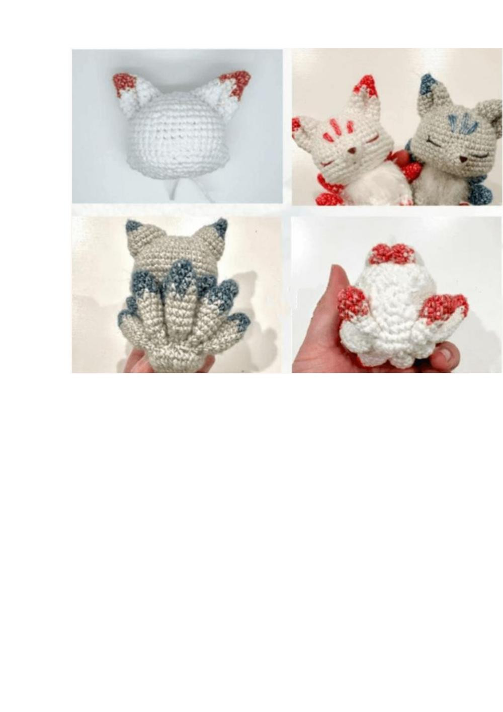 Nine-tailed Fox Crochet Pattern