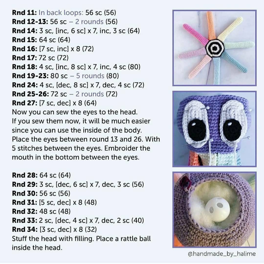 nora octopus free pattern