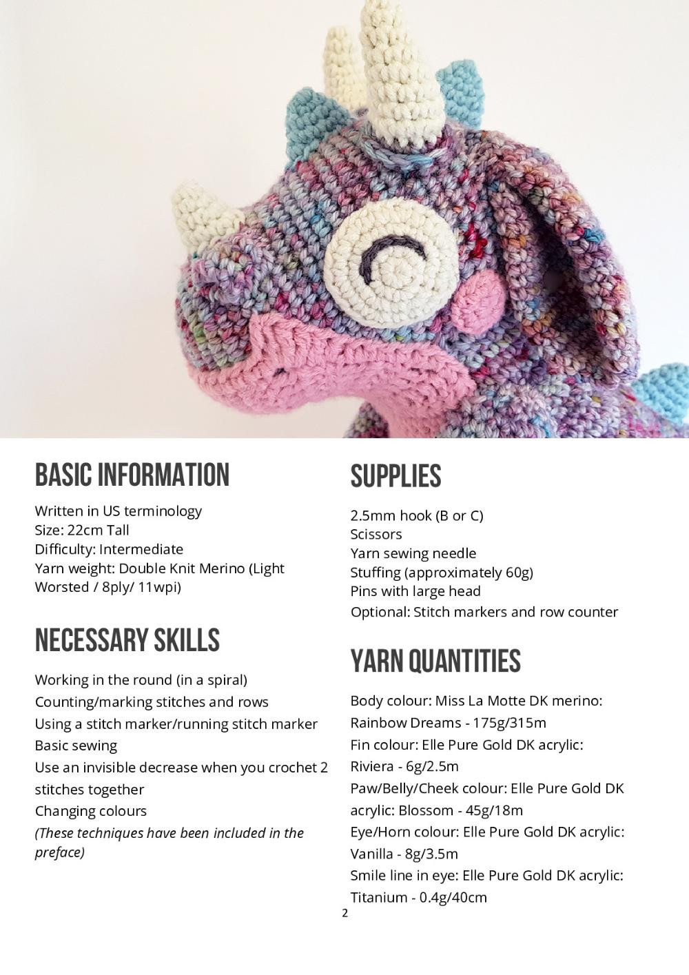 orbit the dragon crochet pattern