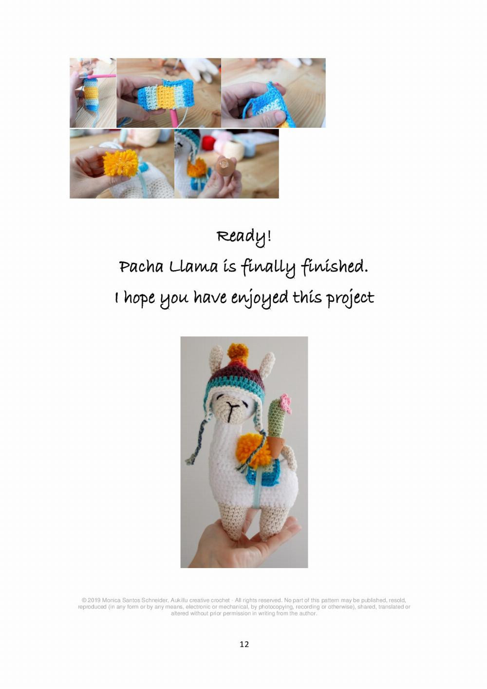 Pacha Llama crochet pattern