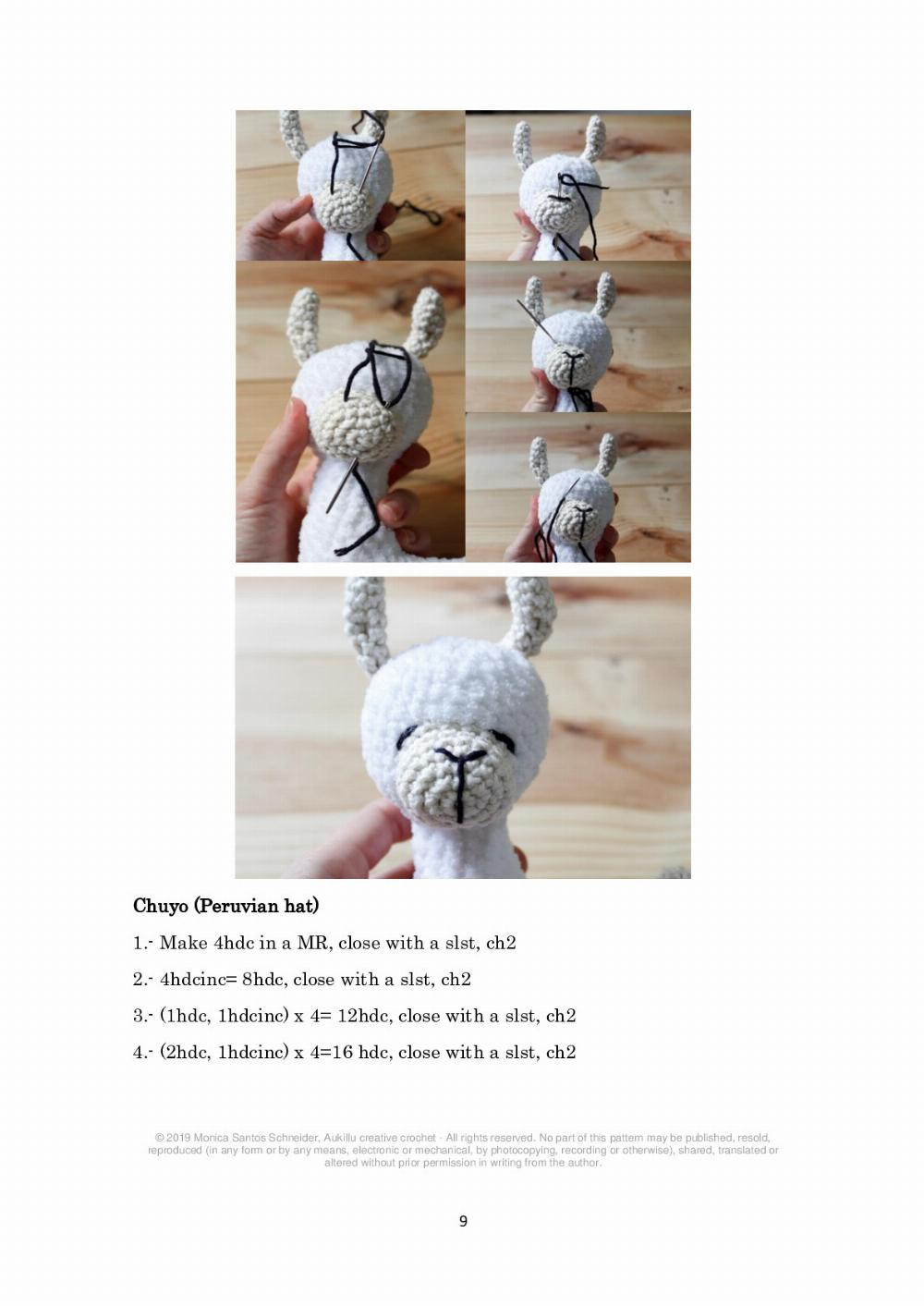 Pacha Llama crochet pattern