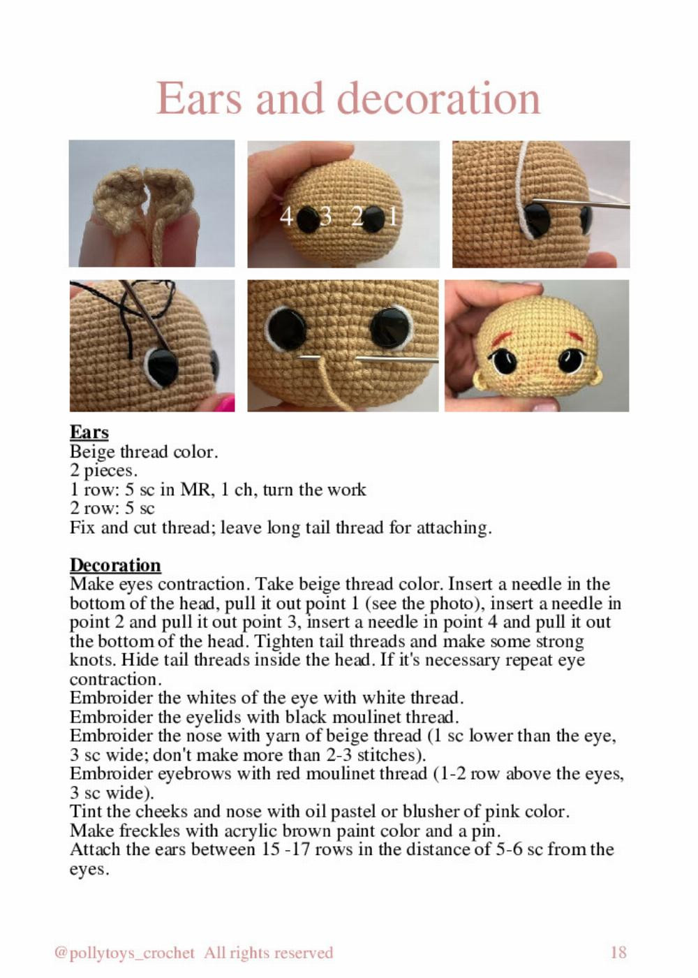 PATTERN CROCHET DOLL DRAGON GIRL