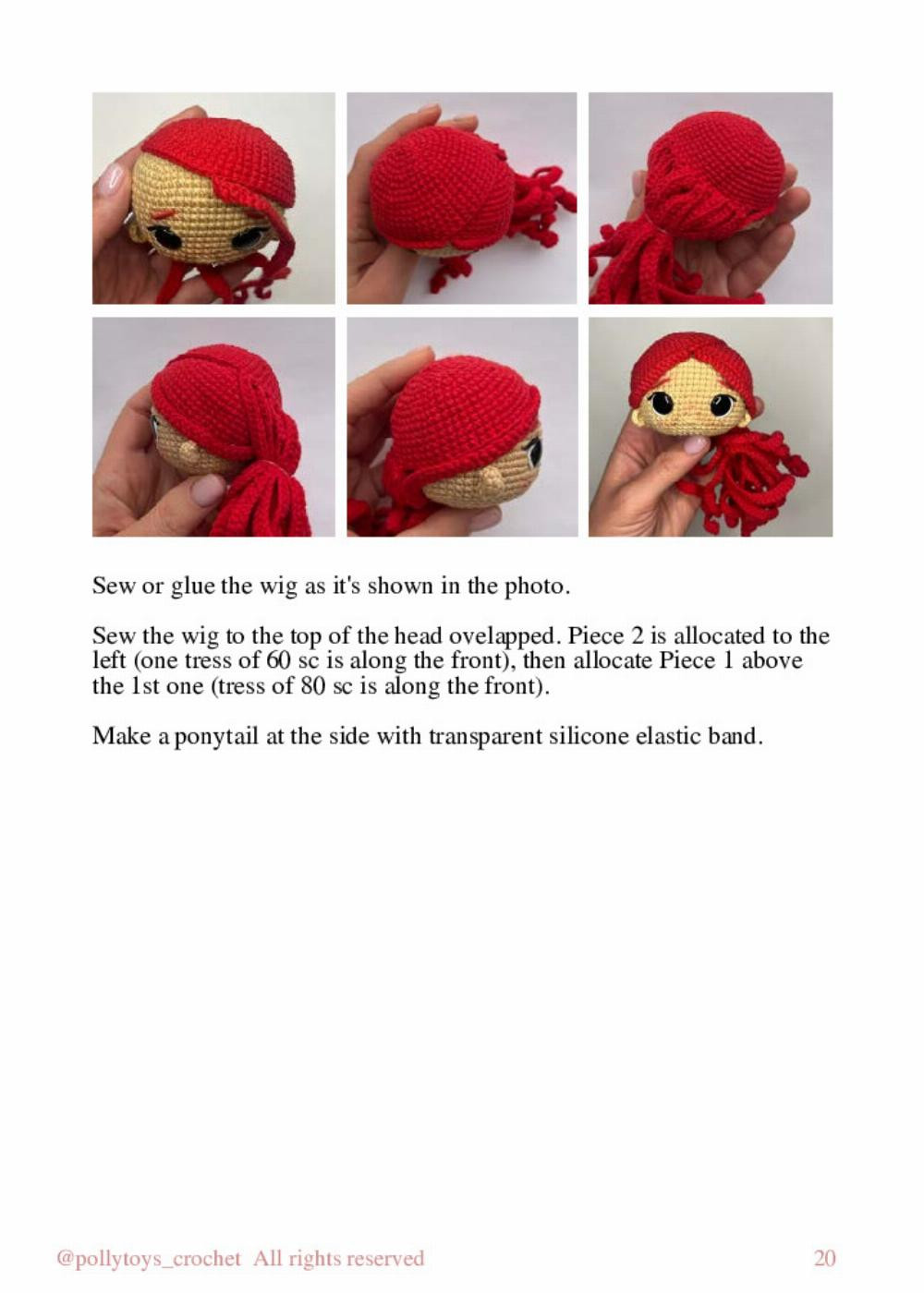 PATTERN CROCHET DOLL DRAGON GIRL