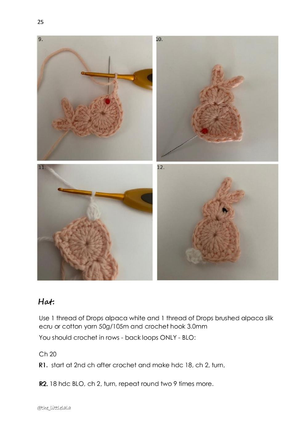 pattern of bunny lio