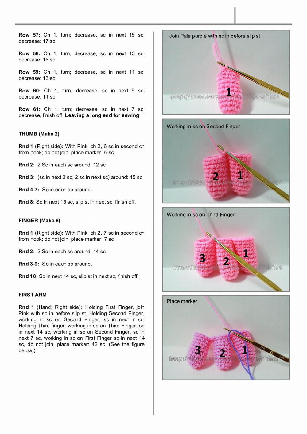 pink panther crochet pattern