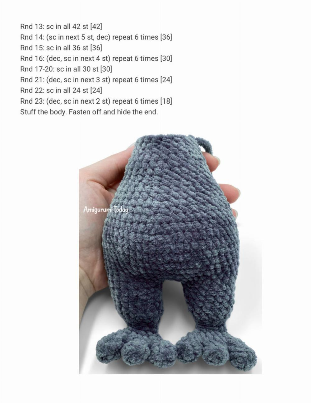 plush bat crochet pattern